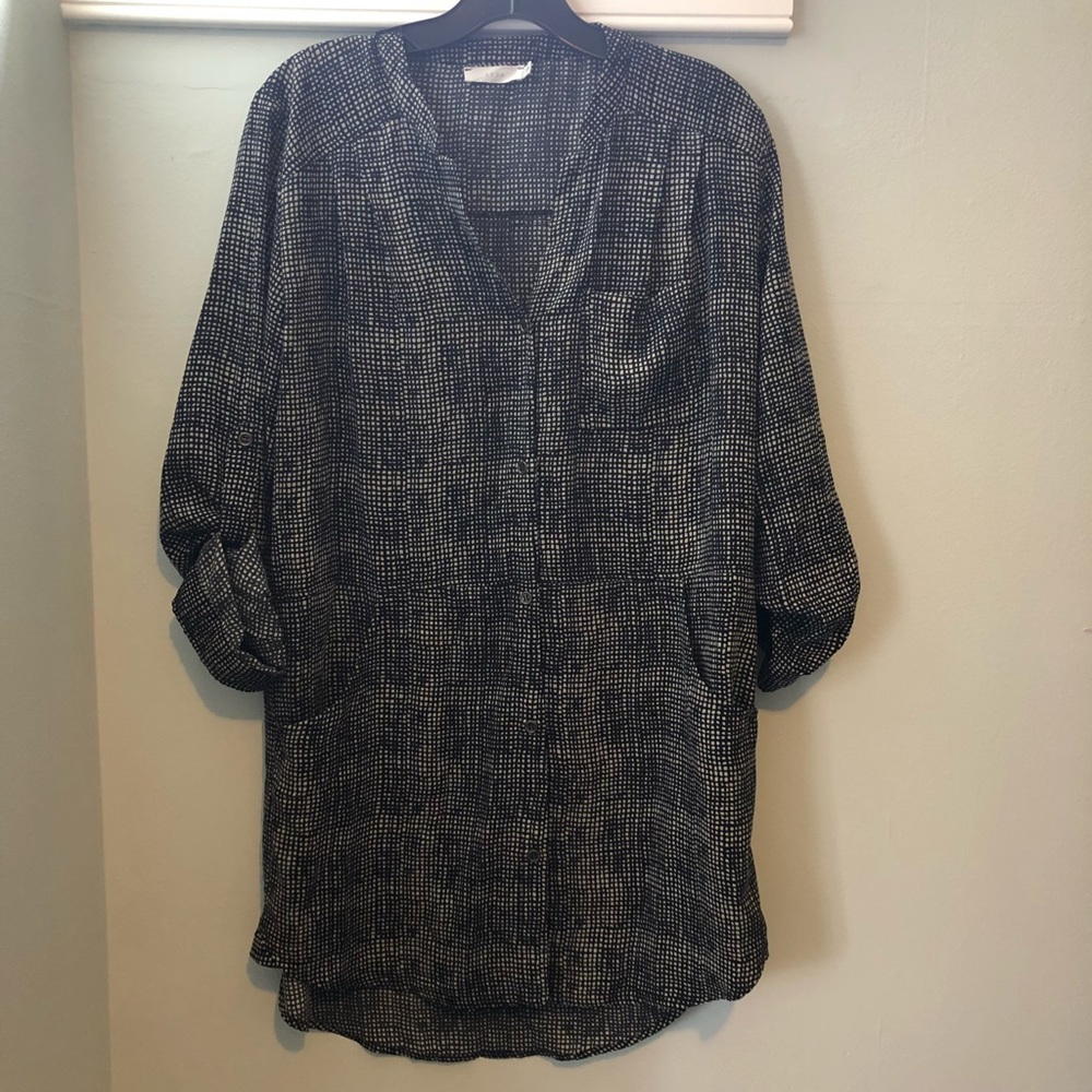 LUSH Button Front Tunic